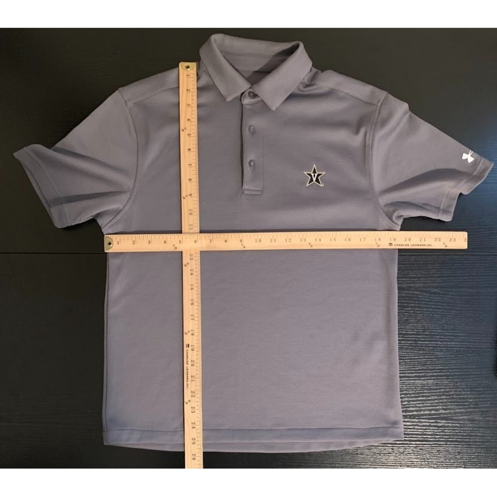 Vanderbilt Commodores Under Armour Embroidered Gray Polo Shirt Women's S - Picture 11 of 11